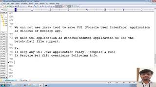 57 Advanced Java Tutorial |Ceating Desktop Shortcut to Launch any Java CUI Application | adv java