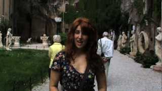 Marina Fiorato talks about the exterior of Palladio's Teatro Olimpico