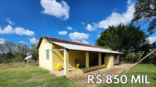 (INDISPONÍVEL) CHÁCARA CASA 3 QUARTOS BEM LOCALIZADA R$ 850 MIL-Código:2159