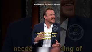 Jason Segel found love in an ice cream shop! #jasonsegel #stephencolbert