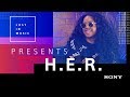 H.E.R. on GRAMMYs, Guitars, & Snakes + “Carried Away” LIVE #LostInMusic
