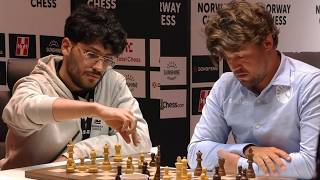 ALIREZA VS. MAGNUS WILD ENDGAME | Norway Chess 2026 Round 1