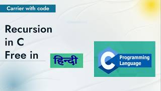 L 31 Recursion in C Programming | Recursive Function Explained with Examples | CWC