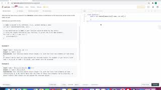 Amazon Coding Interview Question | Remove element all instances from an array | Java | Leet Code
