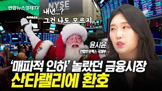 '클로즈 콜' FOMC 이후 산타 랠리…내년은? (윤시윤 연합인포맥스 기자) | 경제ON 취재파일 241226