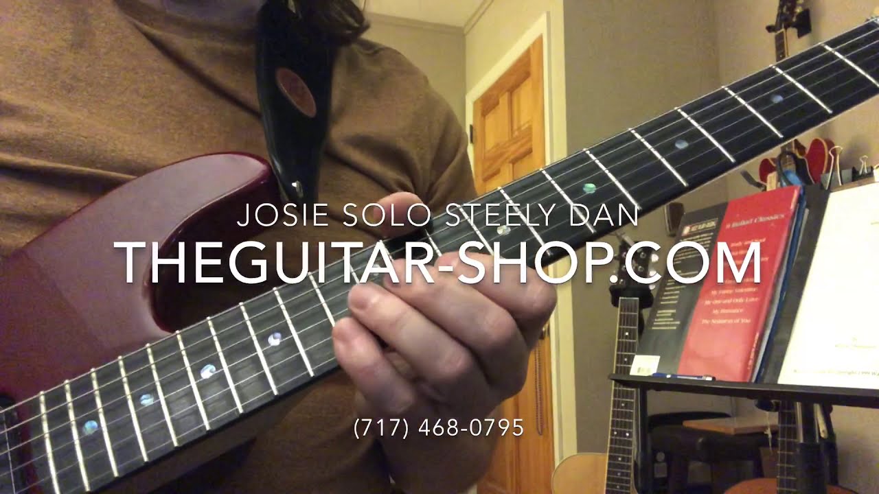 Josie Solo Steely Dan - LIVE Version In D- Wayne Thompson Guitar ...