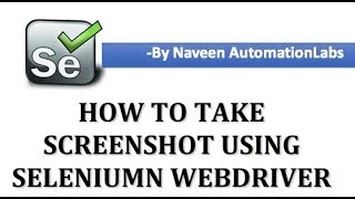 How to take Screenshot in Selenium || Interview Question