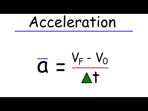 What is the equation for finding average acceleration for straight line motion?