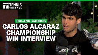 Carlos Alcaraz Discusses Tough First Roland Garros Win And Nadal's Legacy | 2024 Roland Garros Final