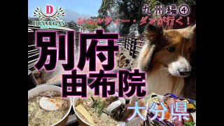 湧出量全国一位の有名温泉【由布院・別府（大分県）】犬連れの旅