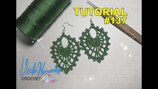 Aretes en crochet # 137