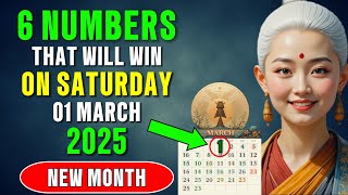 6 Lucky Numbers to FOCUS and GET RICH on SATURDAY 01 MARCH 2025 | Buddhist Philosophy