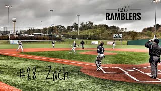 #28 Zach 12U Ramblers \u0026 Padres Pitching Prospect - Ramblers Baseball Highlights #baseball