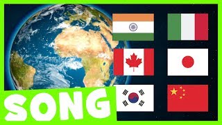 Countries Hello Song | Say Hello in Different Languages