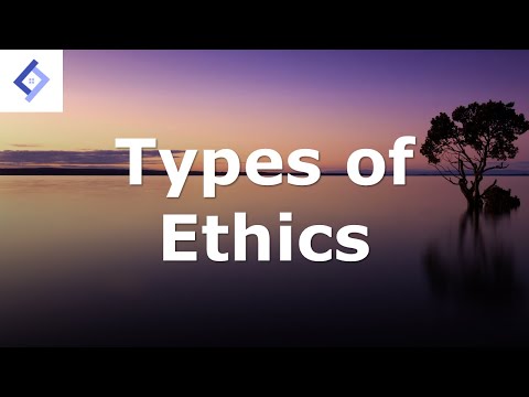 What are the four types of ethics?