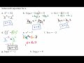 Solving Simple Exponential and Logarithmic Equations Video
