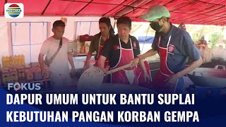 Bantu Korban Gempa Cianjur, Kemensos Dirikan Dapur Umum | Fokus