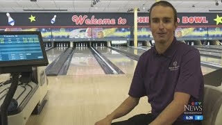 Special Olympics athlete in Edmonton bowls a perfect game