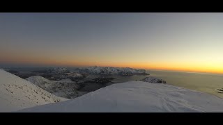 Topptur på Himmeltinden, Lofoten 05.04.19