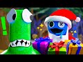 Rainbow Friends But BLUE is Santa Claus!? - Roblox Animation