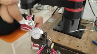 diy scara robot repeatability test