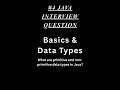 Java Interview Question #4: Primitive vs Non-Primitive Data Types | Logic Ladder