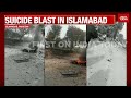 suicide blast in pakistan s islamabad cop killed several injured