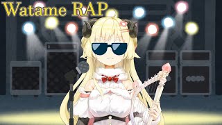 【Even with the sh*t line】Watame Rap [ENG SUBS]