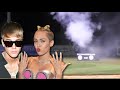 WTF! Justin Bieber & Miley Cyrus Music BLOWN UP At Baseball Game! (VIDEO)