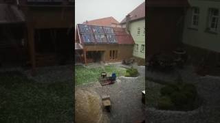 Unwetter Hagelschlag Magdala 2017 Solaranlagenschaden