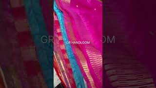 new fabrics manufacturing silk banarasi saree #colours #fashion #saree #bhagalpuri #silk #subscribe