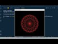 turtle library using create and draw new pattern in python #python #code #programming