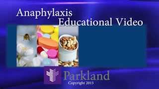 Anaphylaxis Educational Video