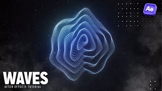 Creating Stunning Animated Wavy Lines | After Effects Tutorial