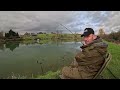 winter carp fishing on the feeder