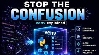 Python Virtual Environment Explained (venv, pip, dependencies) | Fix Python Errors