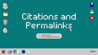 EBSCO and EB - Citations and Permalinks