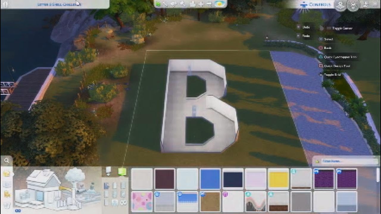 Sims4 Speedbuild - The Letter B English Voice-over - A Home In The ...