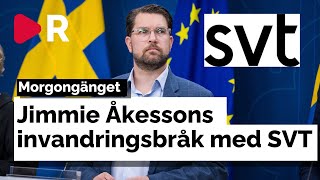 Morgongänget: SVT:s invandringsbråk med Jimmie Åkesson