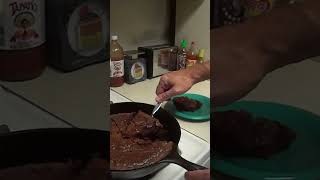 Cast Iron Cooking Brownies #shorts #shortsvideoviral #shortsfeed #cookingshorts