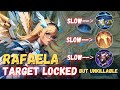 RAFAELA TARGET LOCKED BUT ENEMIES ARE SO SLOW🤣 || RAFAELA BEST BUILD 2024 || MOBILE LEGENDS