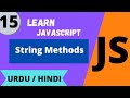 JavaScript String Methods Lec -15 JavaScript tutorial for beginners in Urdu/Hindi | Waqar Ahmed
