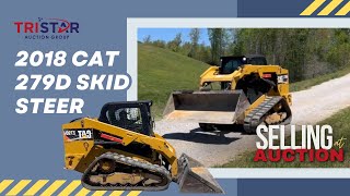 2018 CAT 279D Skid Steer- Selling at Auction