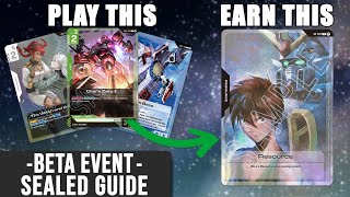 How To Win Gundam Beta Event - Gundam TCG