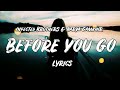 Lewis Capaldi- Before You Go  (Infected Brothers Remix) [Ft.Aarya Gambhir] Lyrics