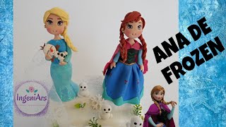 Ana de Frozen elaborada con Pasta Flexible