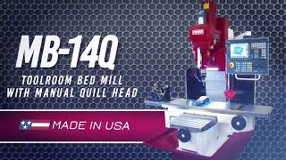 Fryer MB 14Q Toolroom Bed Mill with Manual Quill Head