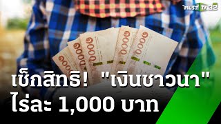 ตรวจสอบเช็กสิทธิ เงินชาวนาไร่ละ 1,000 บาท : เช้านี้ต้องรู้ | 11 ธ.ค. 67 | ข่าวเช้าหัวเขียว