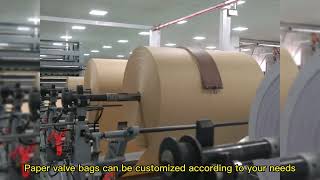 Custom 20kg 25kg 50kg Cement Paper Valve Bags Manufacturer and Exporter