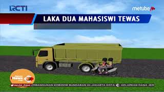 NAHAS! 2 Mahasiswa Tewas Seketika Akibat Menabrak Truk Tronton di Tuban - SIP 21/06